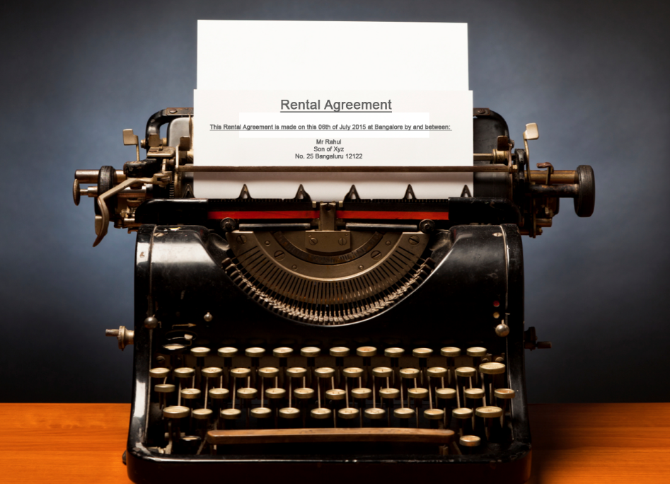 Typewriter rental agreement Tenant Screening for Landlords, Owners and Managers